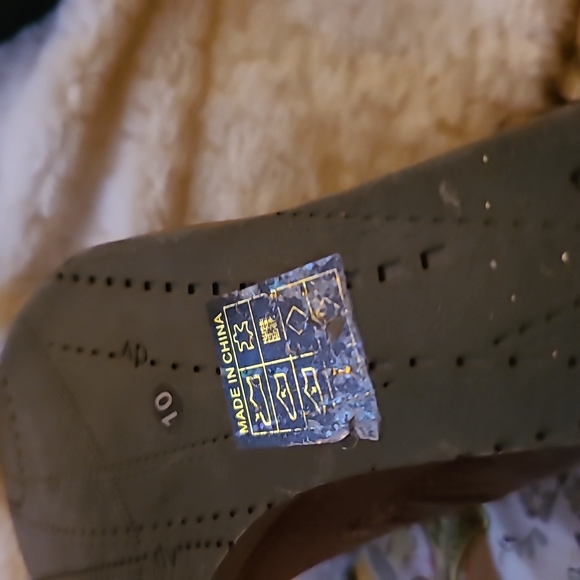 Dolce Vita Size 10 Brown Suede Leather Wedge Booties - Picture 7 of 15